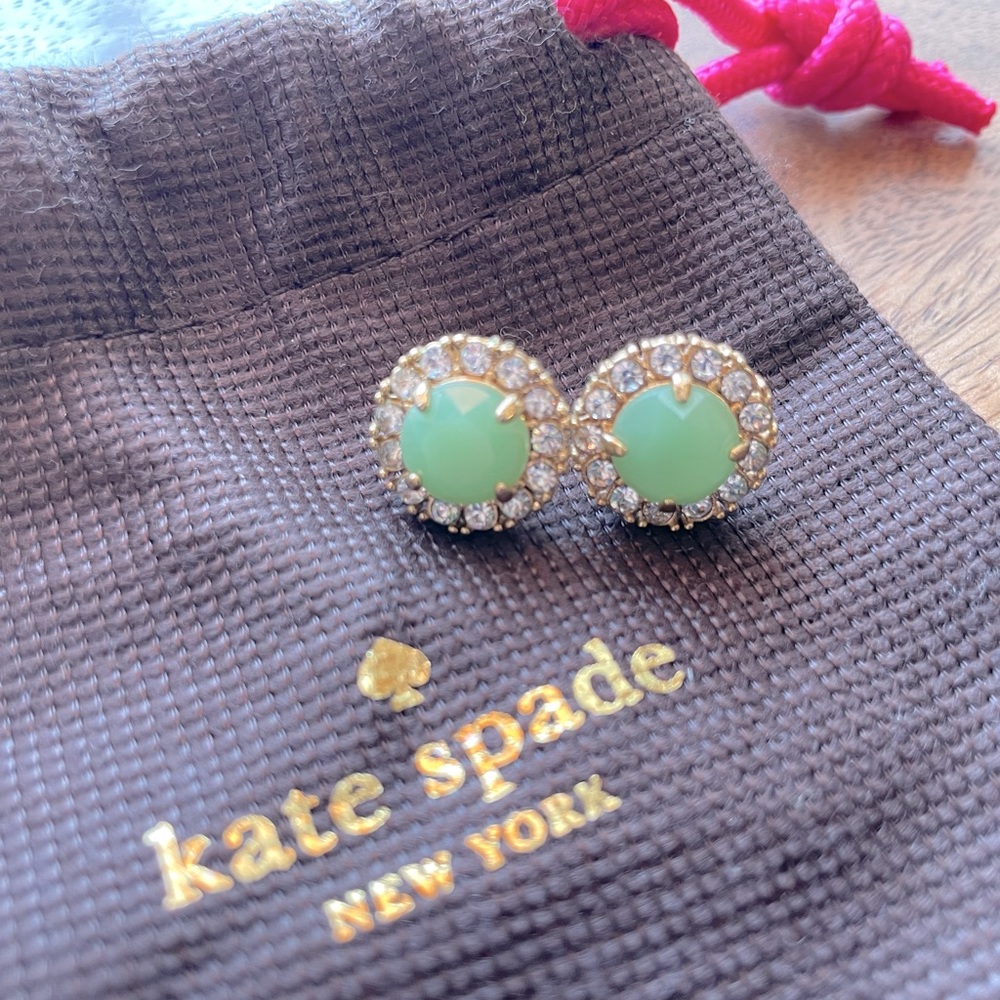 Beautiful key lime green Kate Spade earrings